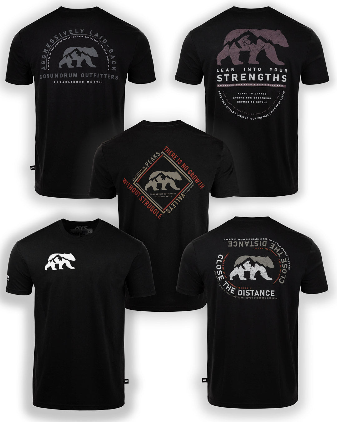 Blackout Short Sleeve Bundle - 5 Pack