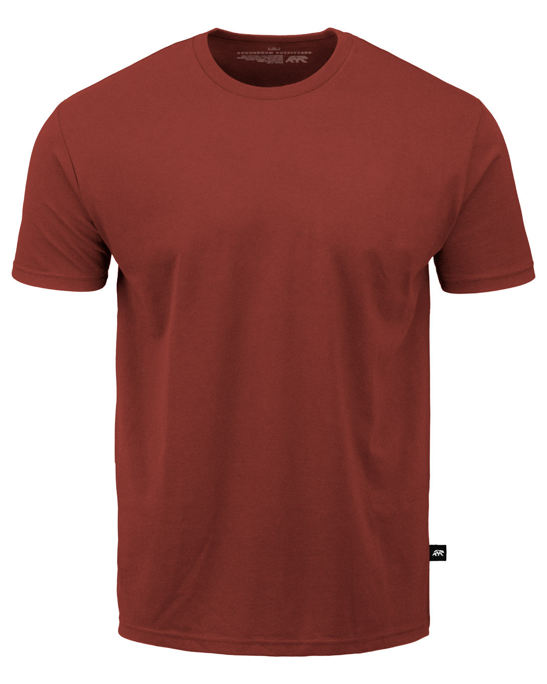 EDC Plain short sleeve in Dark Ember