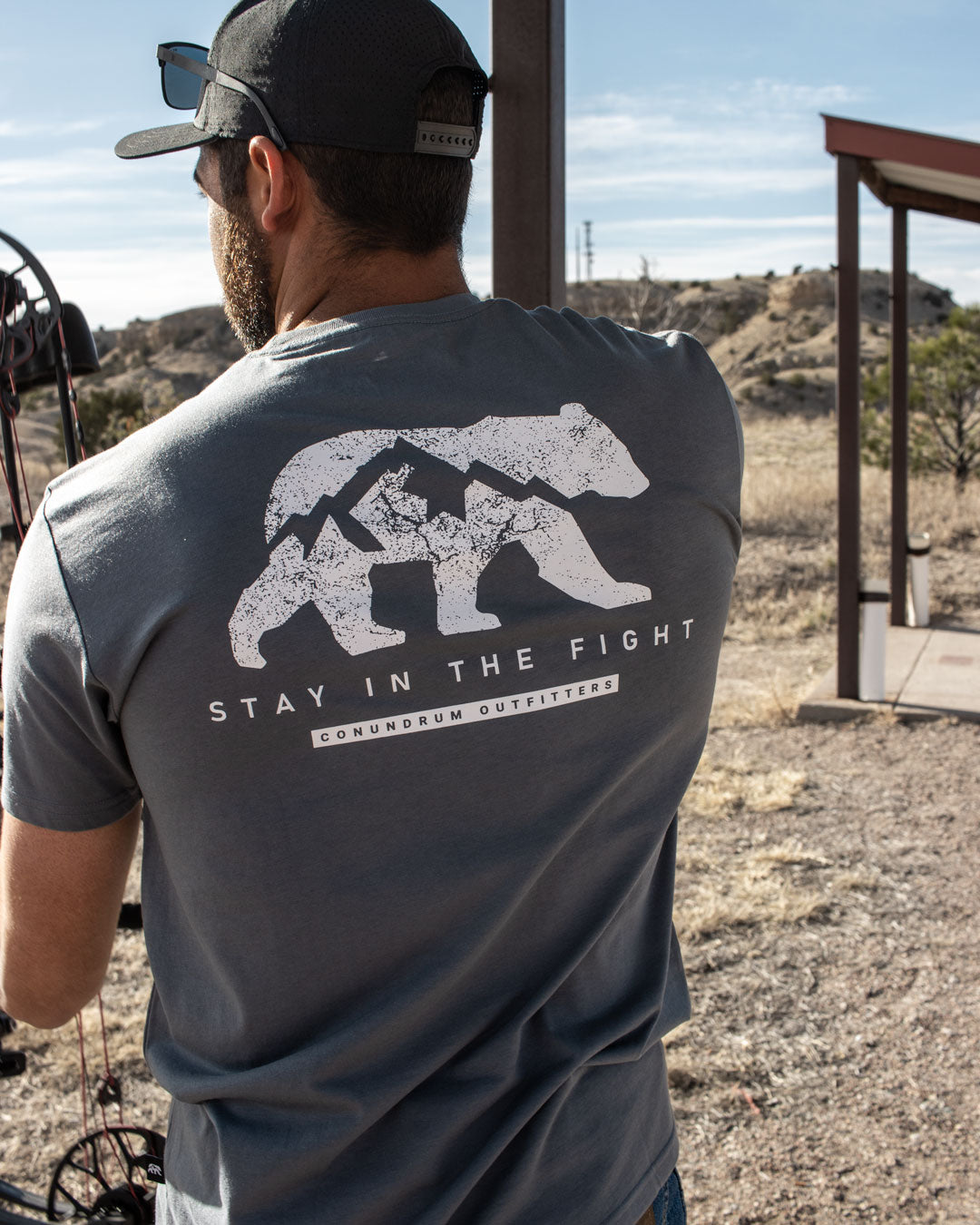 Fight Premium Short Sleeve - Dusky Blue - Conundrum Outfitters