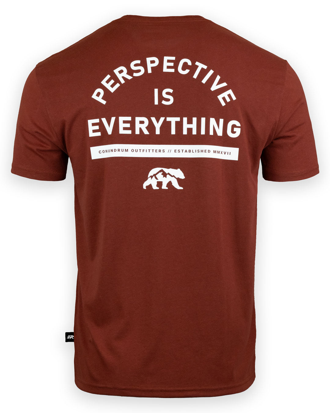 Perspective short sleeve - Dark ember back print