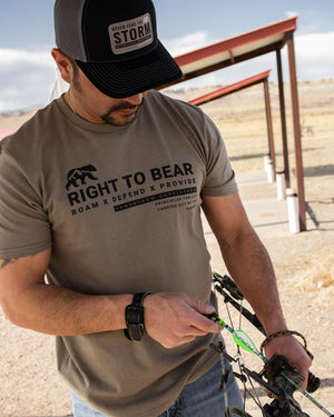 Defend Premium Short Sleeve - Stone Grey