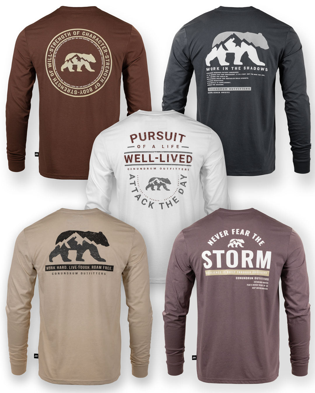 Fall/Winter Long Sleeve Bundle - 5 Pack