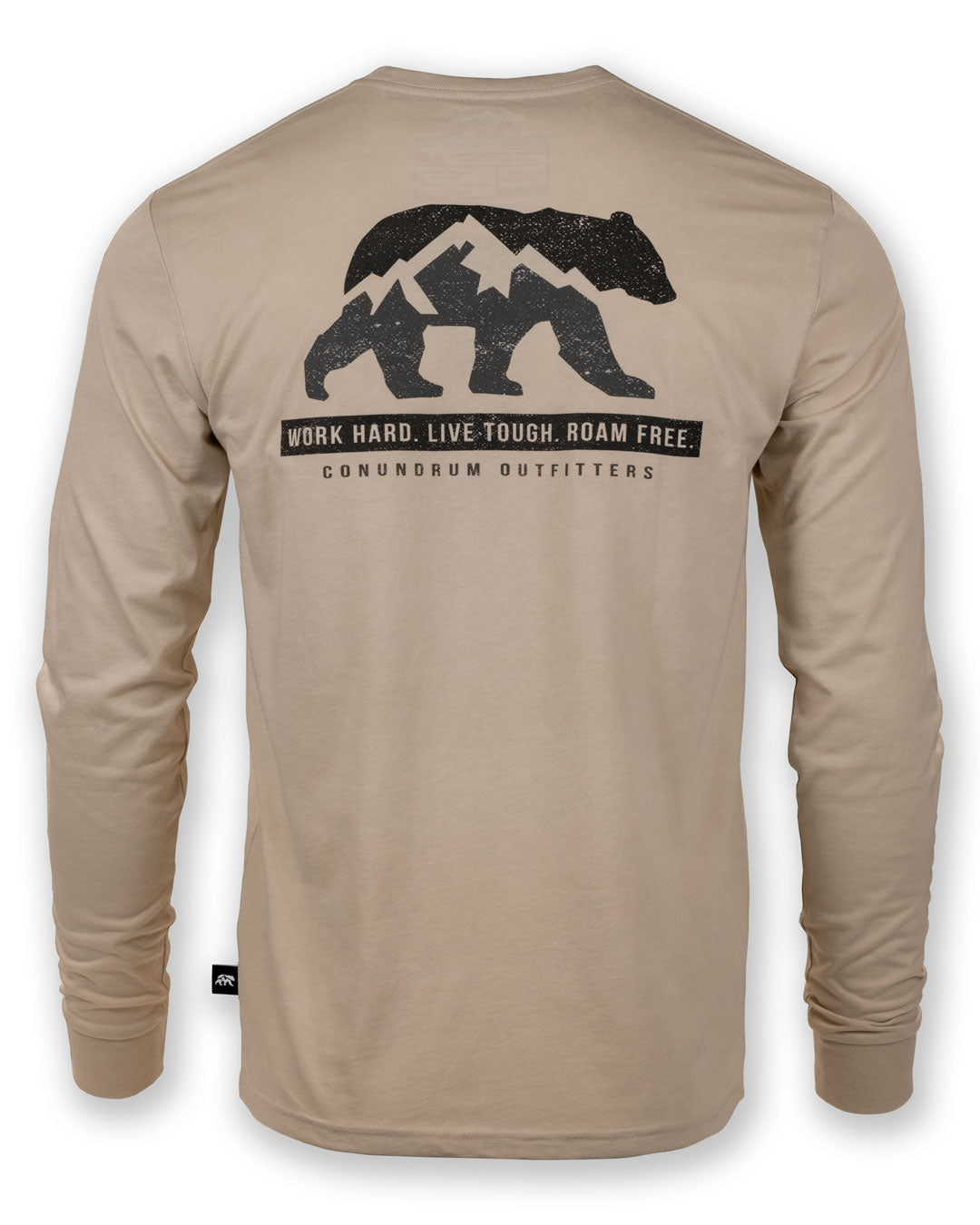 Live Tough long sleeve - dune back print