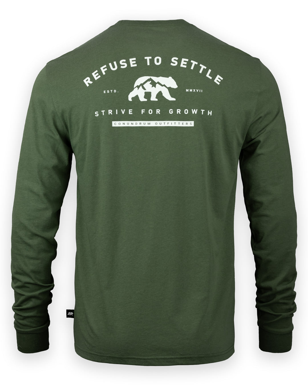 Refuse long sleeve - pine back print