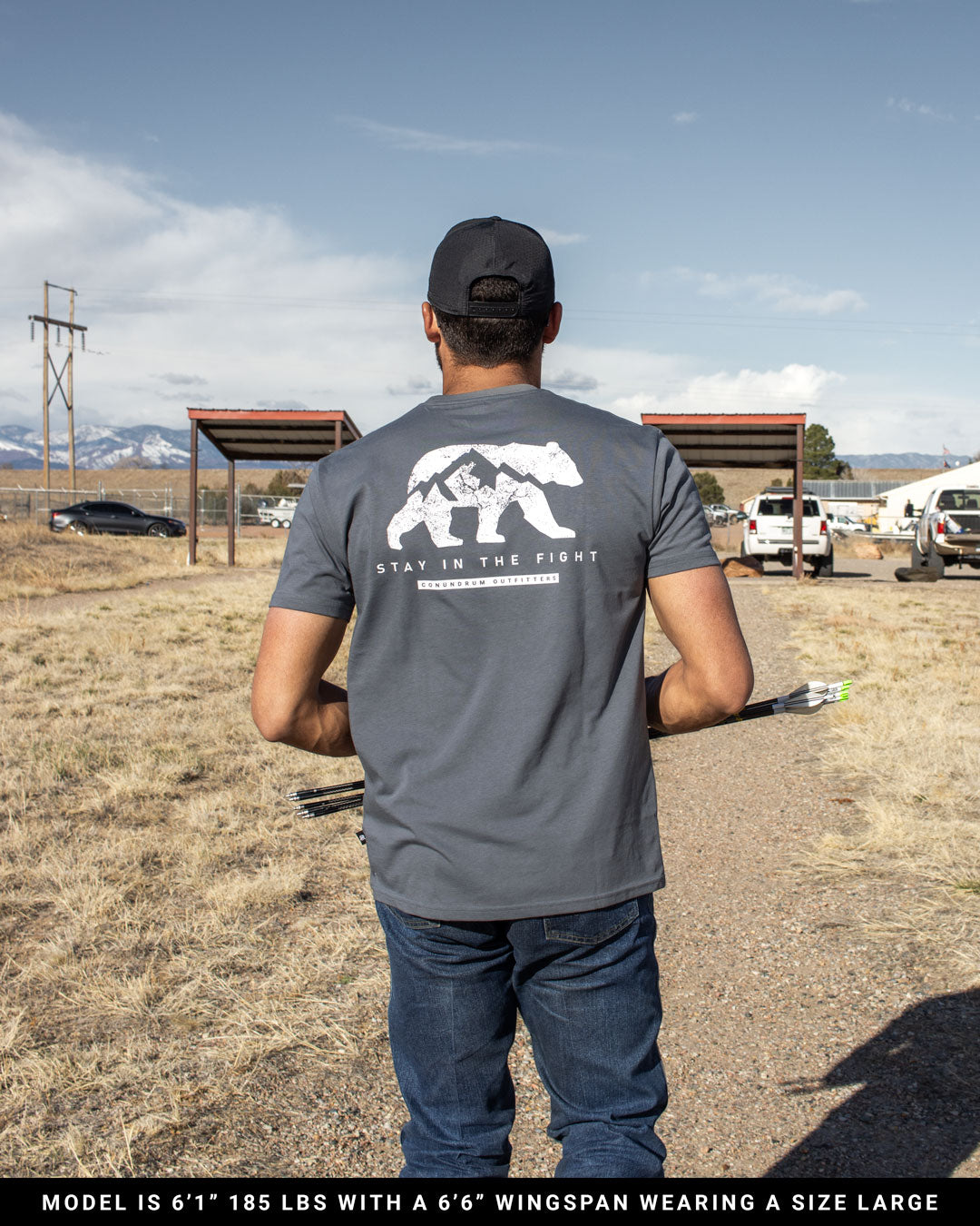 Fight Premium Short Sleeve - Dusky Blue - Conundrum Outfitters