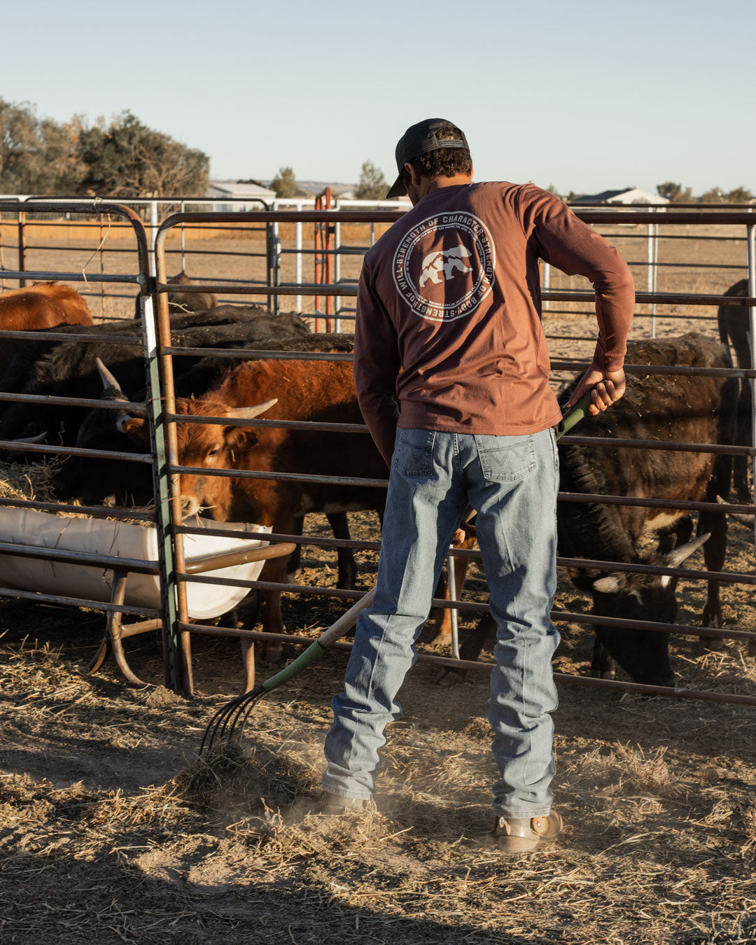 Strength Trio Premium Long Sleeve - Oxide