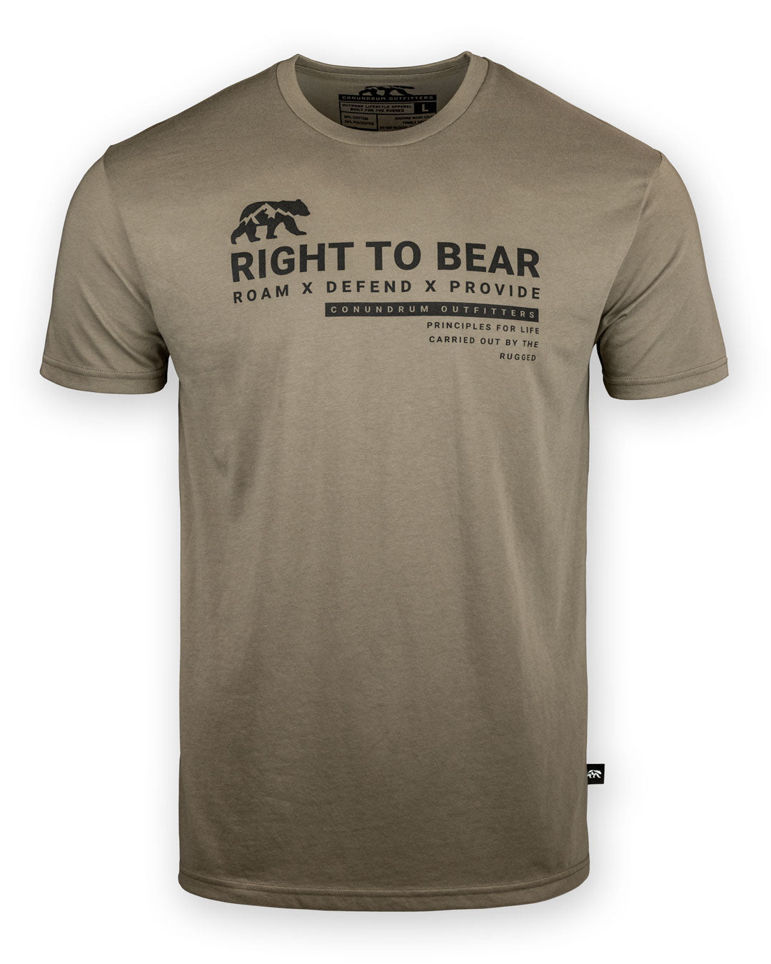 Defend outdoor short sleeve stone grey 