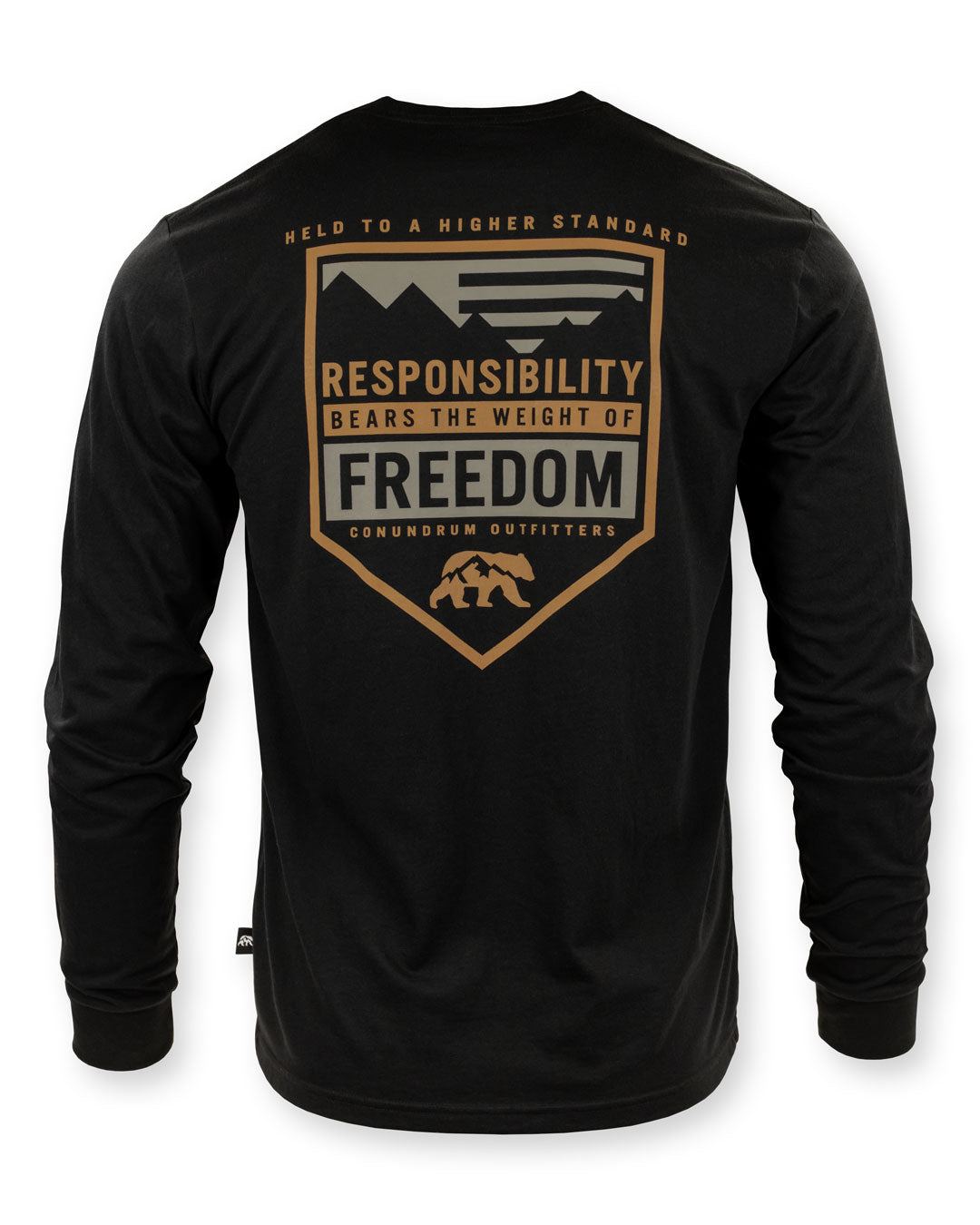 Freedom Outdoor lifestyle long sleeve black