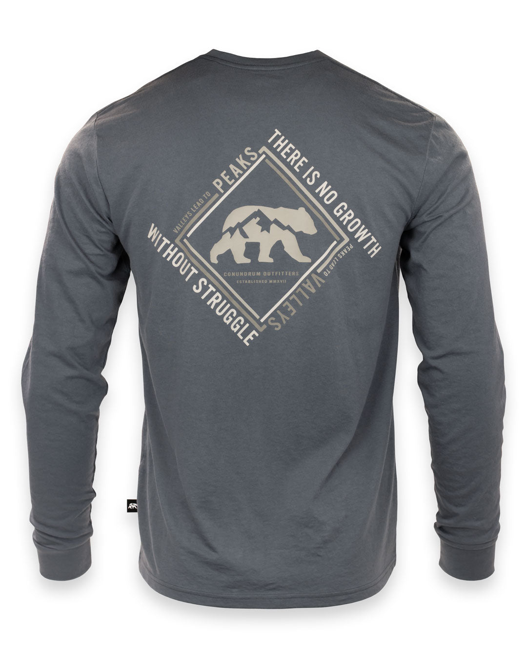 Peak Premium Long Sleeve - Dusky Blue