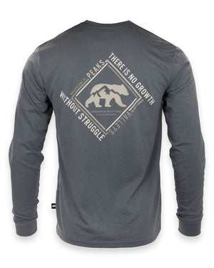 Peak Premium Long Sleeve - Dusky Blue