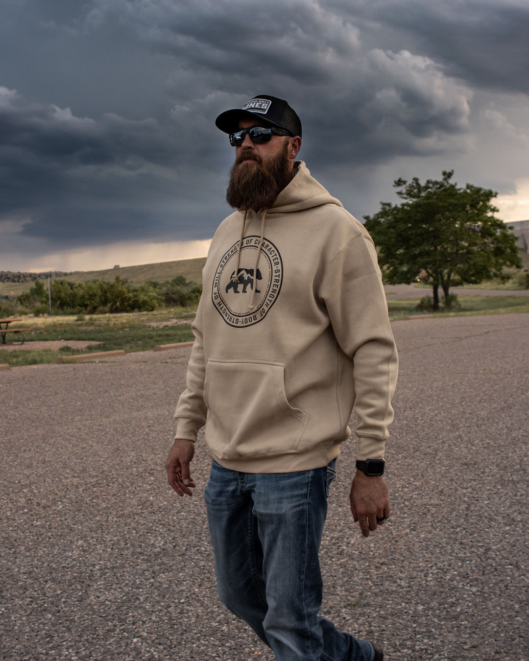 Strength Premium Hoodie - Sandstone