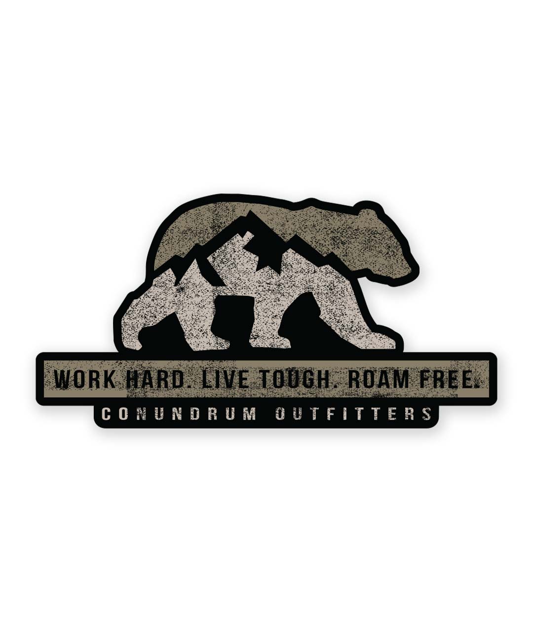 Live Tough Weatherproof Vinyl decal sticker