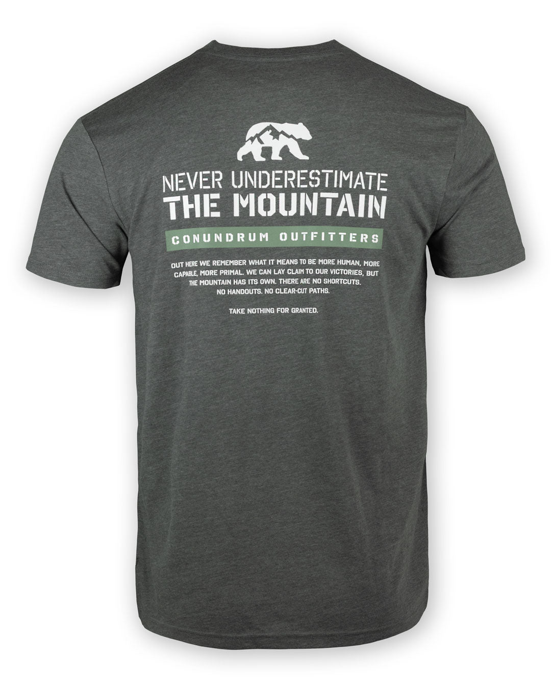 The Mountain Premium Short Sleeve - Metal Grey